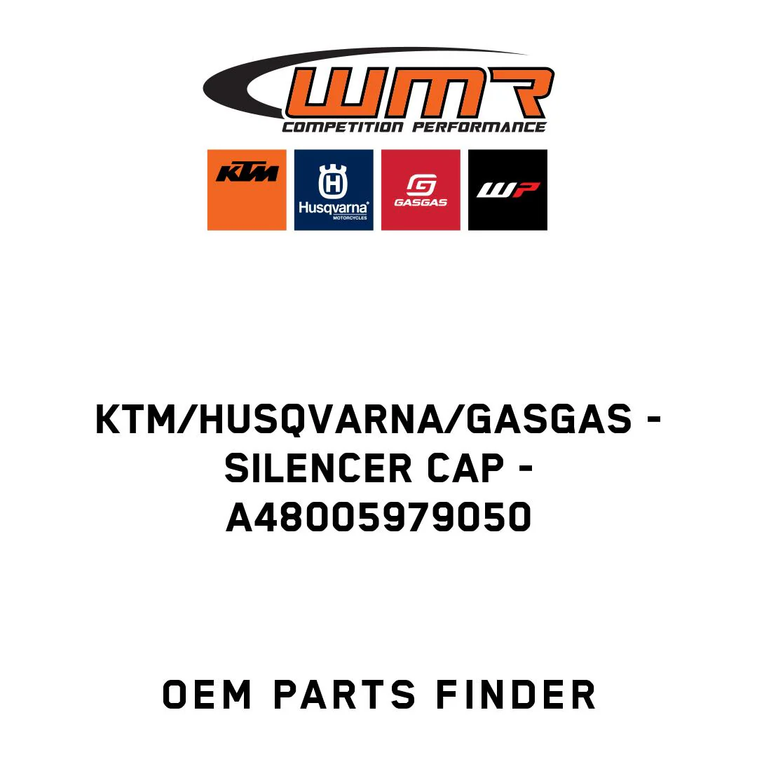 KTM/Husqvarna/GASGAS - Silencer cap - A48005979050