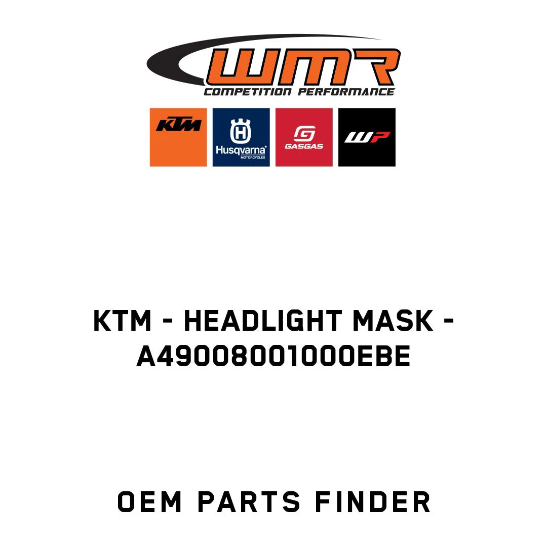 KTM - Headlight mask - A49008001000EBE