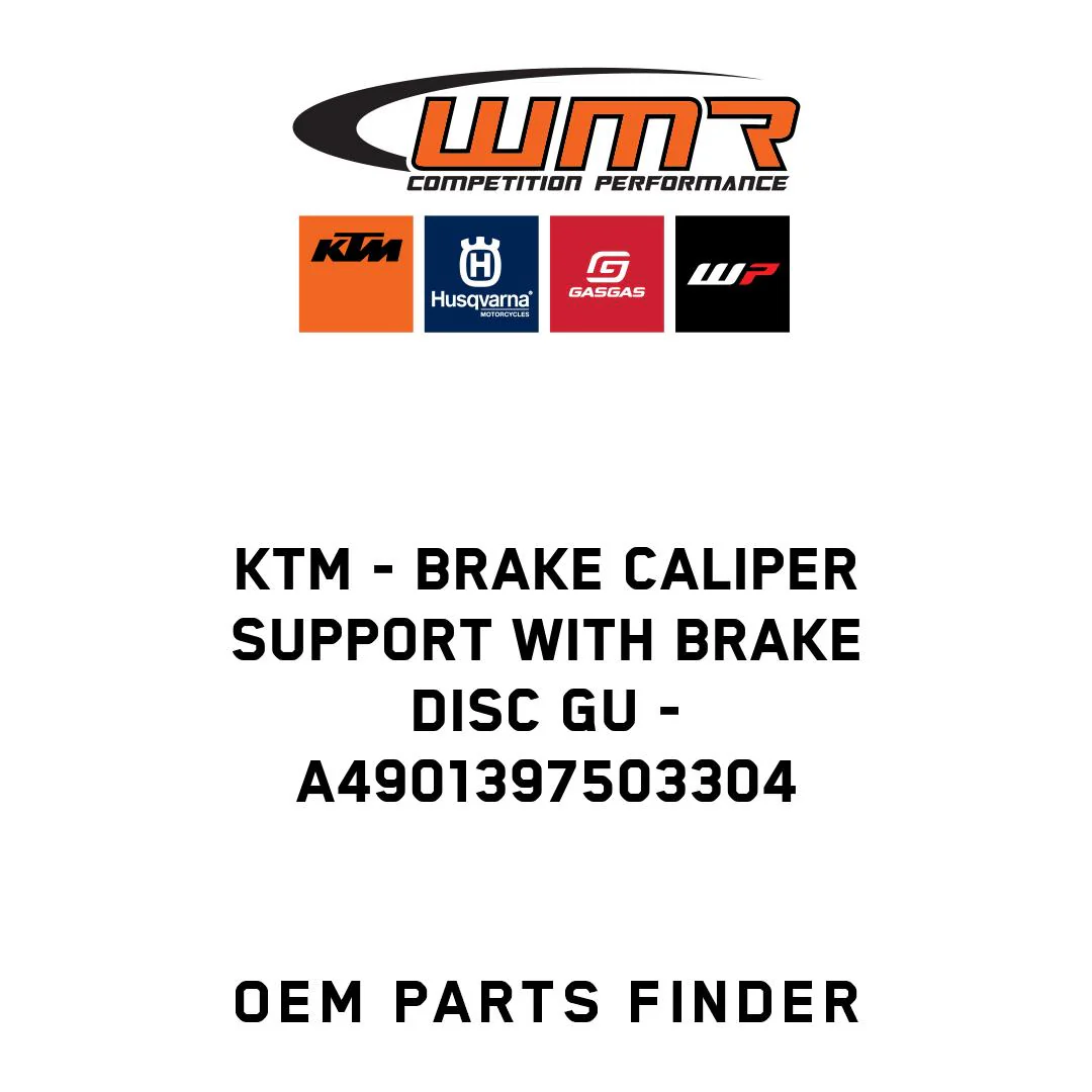 KTM - Brake caliper support with brake disc gu - A4901397503304