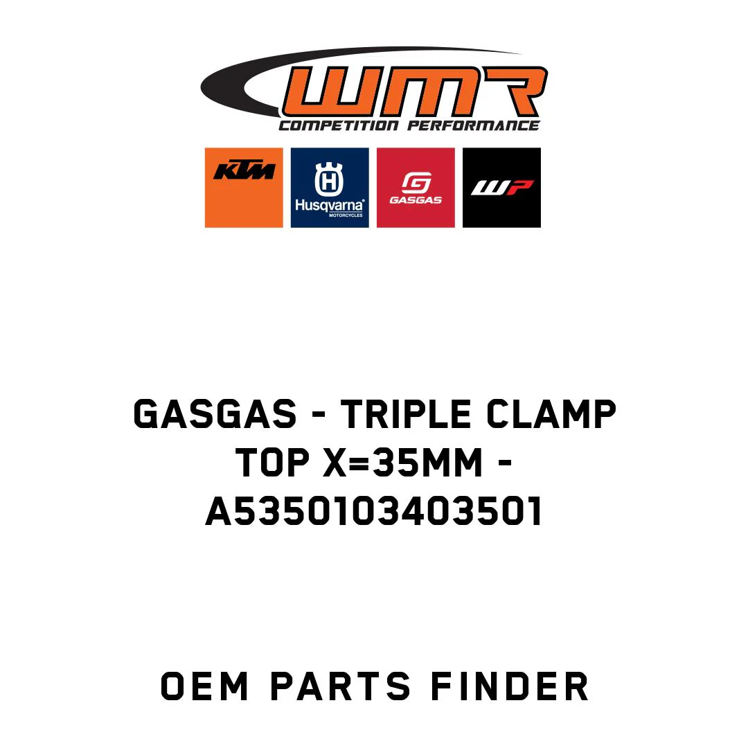 GASGAS - Triple clamp top X=35mm - A5350103403501