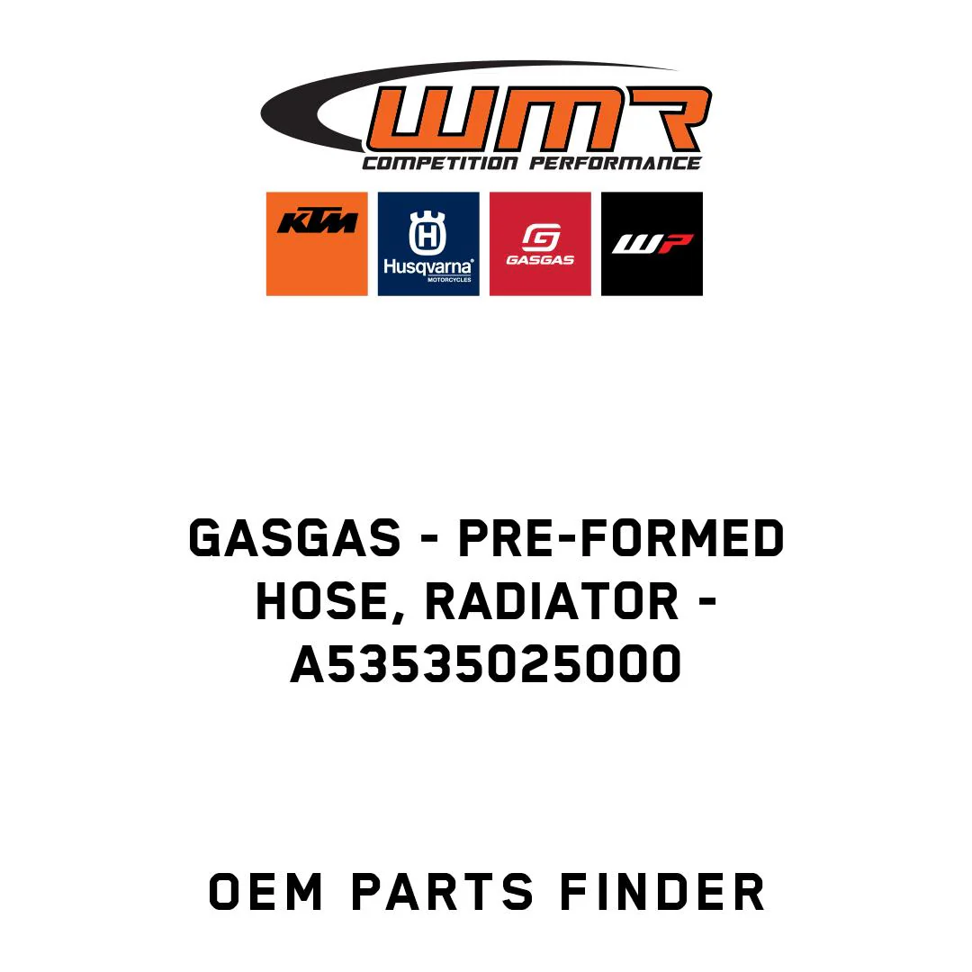GASGAS - Pre-formed hose, radiator - A53535025000