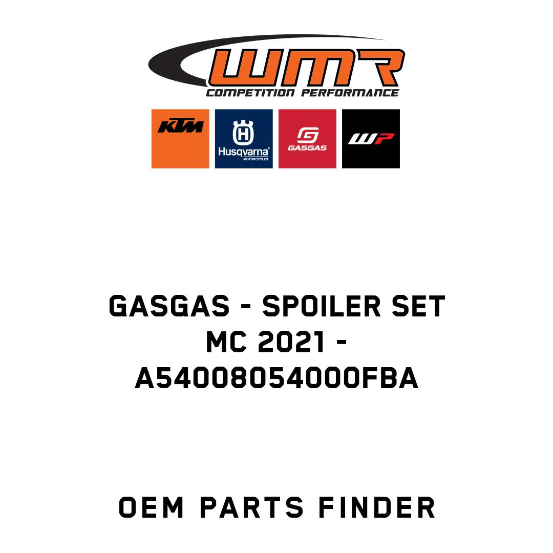 GASGAS - Spoiler set MC 2021 - A54008054000FBA