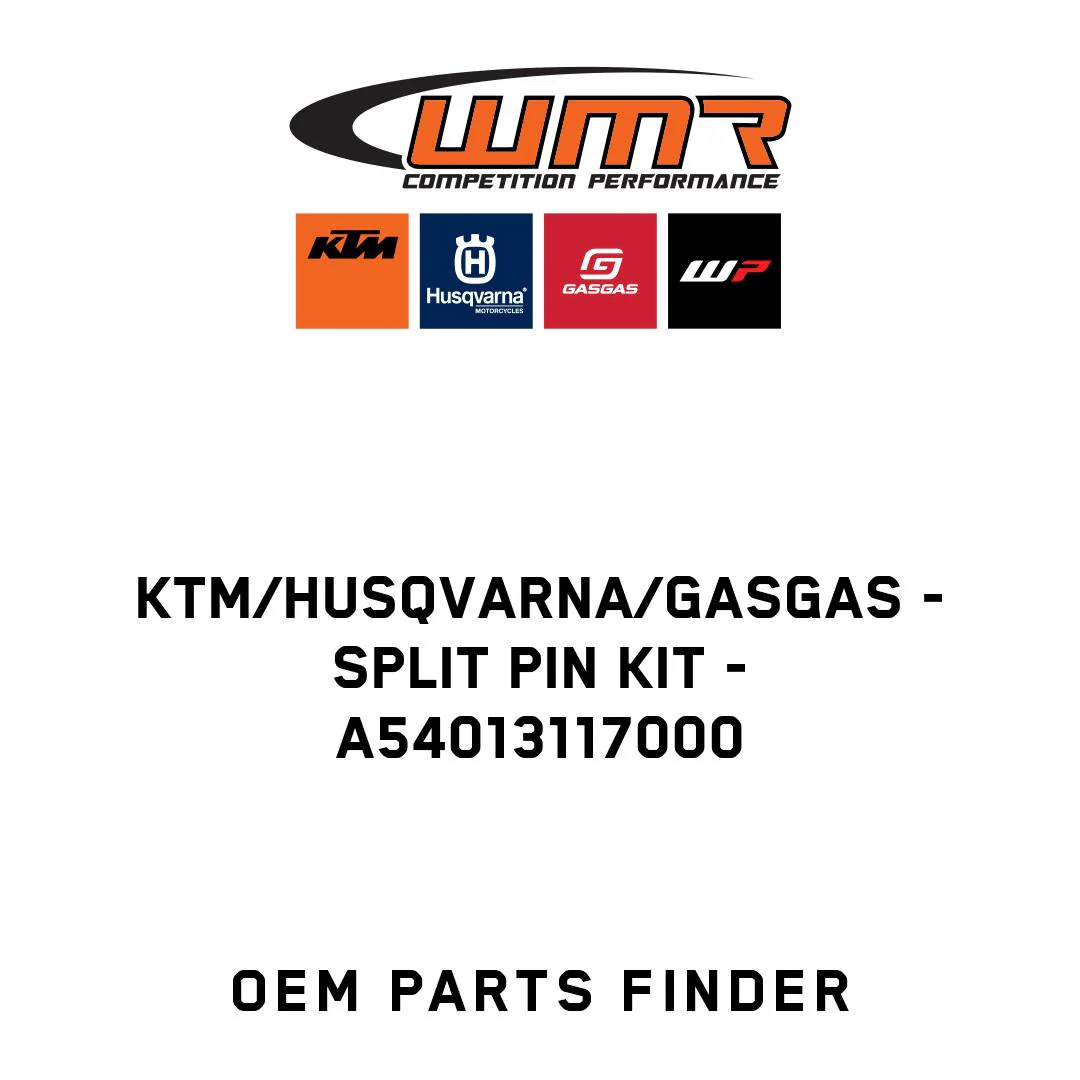 KTM/Husqvarna/GASGAS - Split pin kit - A54013117000