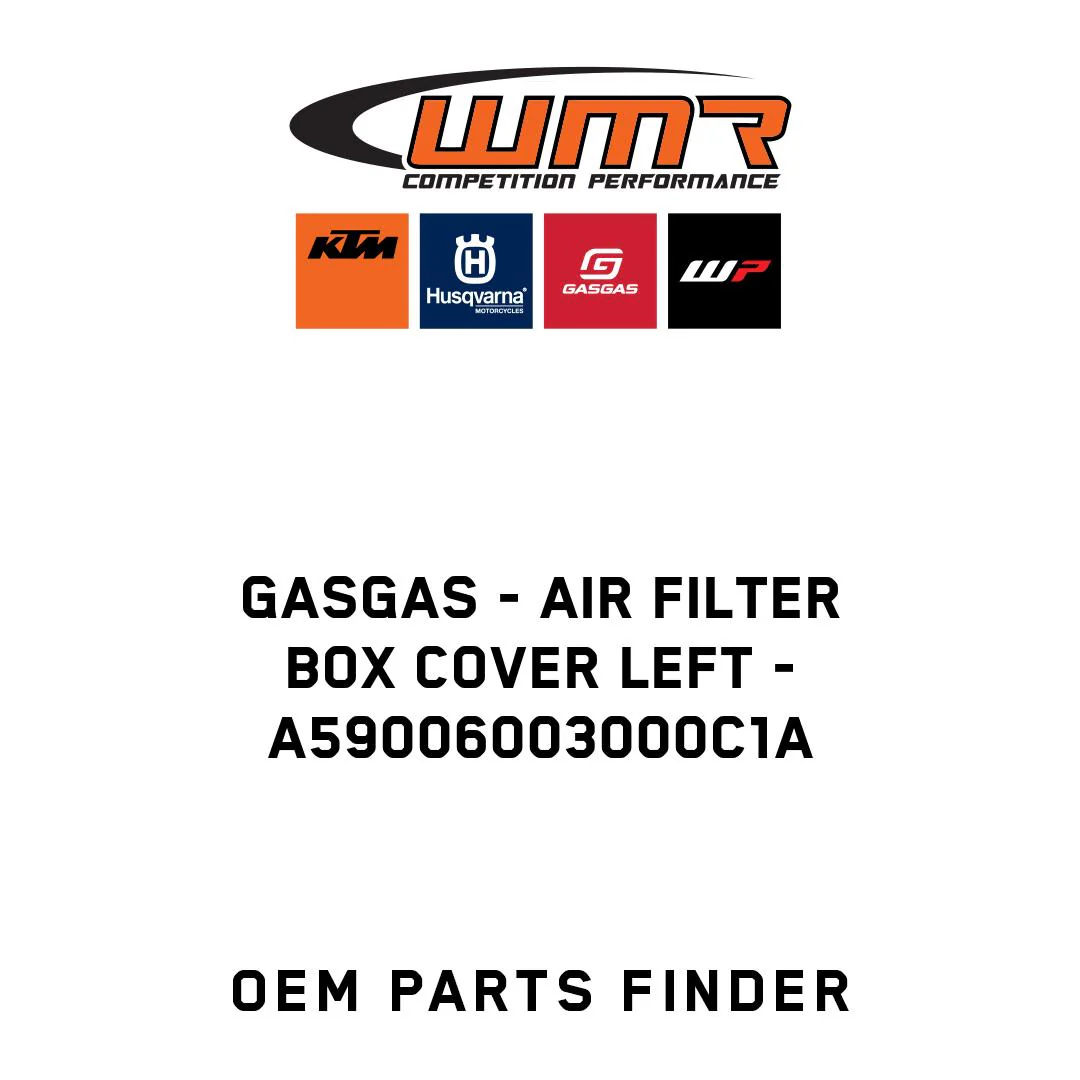 GASGAS - Air filter box cover left - A59006003000C1A