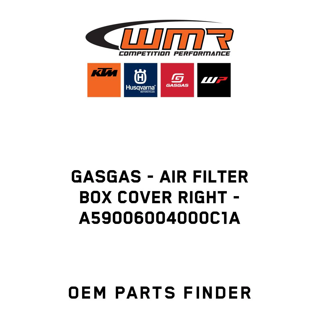 GASGAS - Air filter box cover right - A59006004000C1A