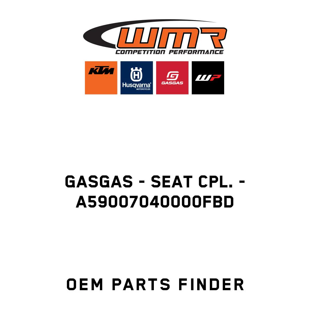 GASGAS - seat cpl. - A59007040000FBD