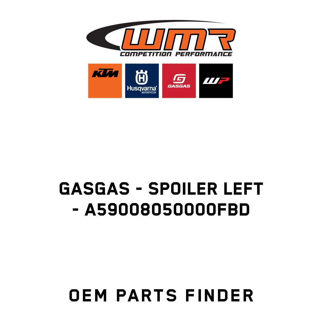 GASGAS - spoiler left - A59008050000FBD