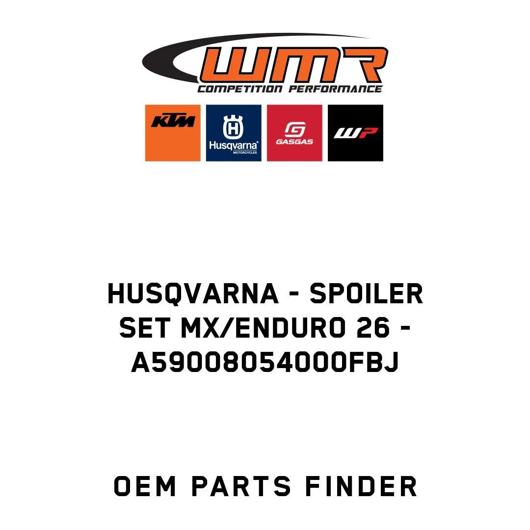 Husqvarna - spoiler set MX/Enduro 26 - A59008054000FBJ