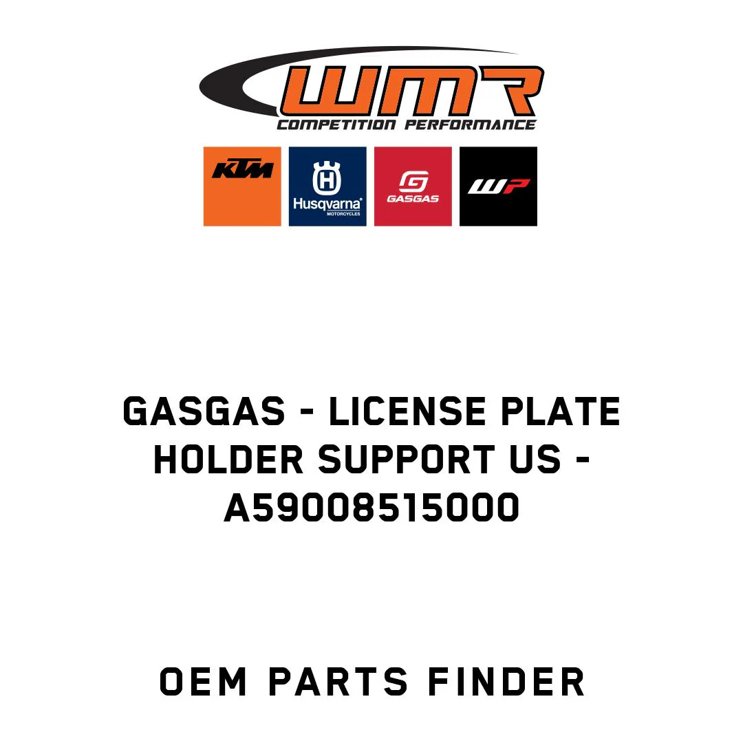 GASGAS - License plate holder support US - A59008515000