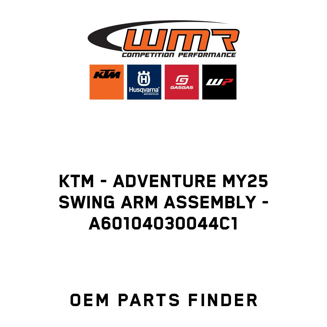 KTM - ADVENTURE MY25 SWING ARM ASSEMBLY - A60104030044C1