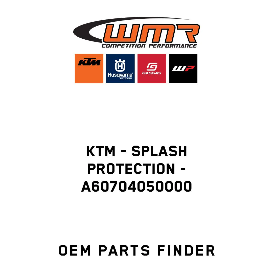 KTM - Splash protection - A60704050000