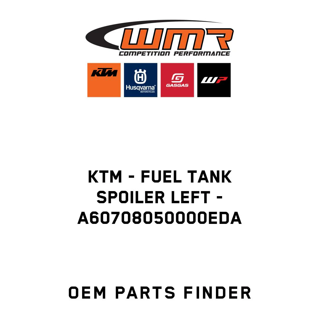 KTM - Fuel tank spoiler left - A60708050000EDA