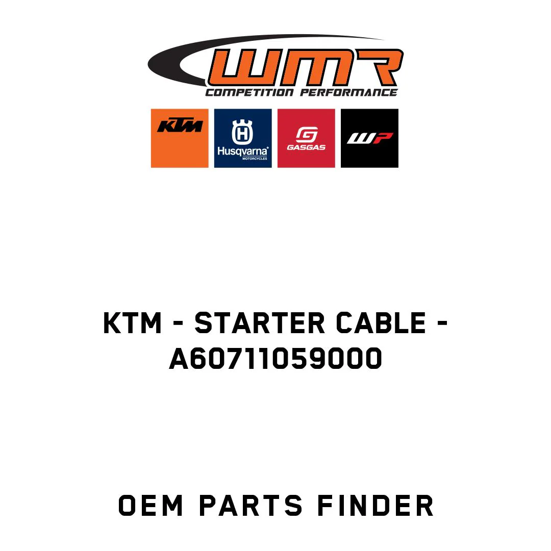 KTM - Starter cable - A60711059000