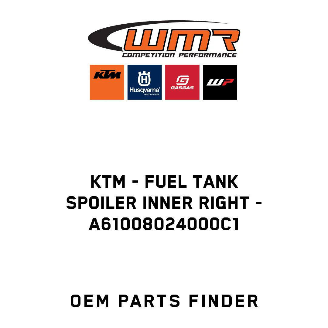 KTM - Fuel tank spoiler inner right - A61008024000C1