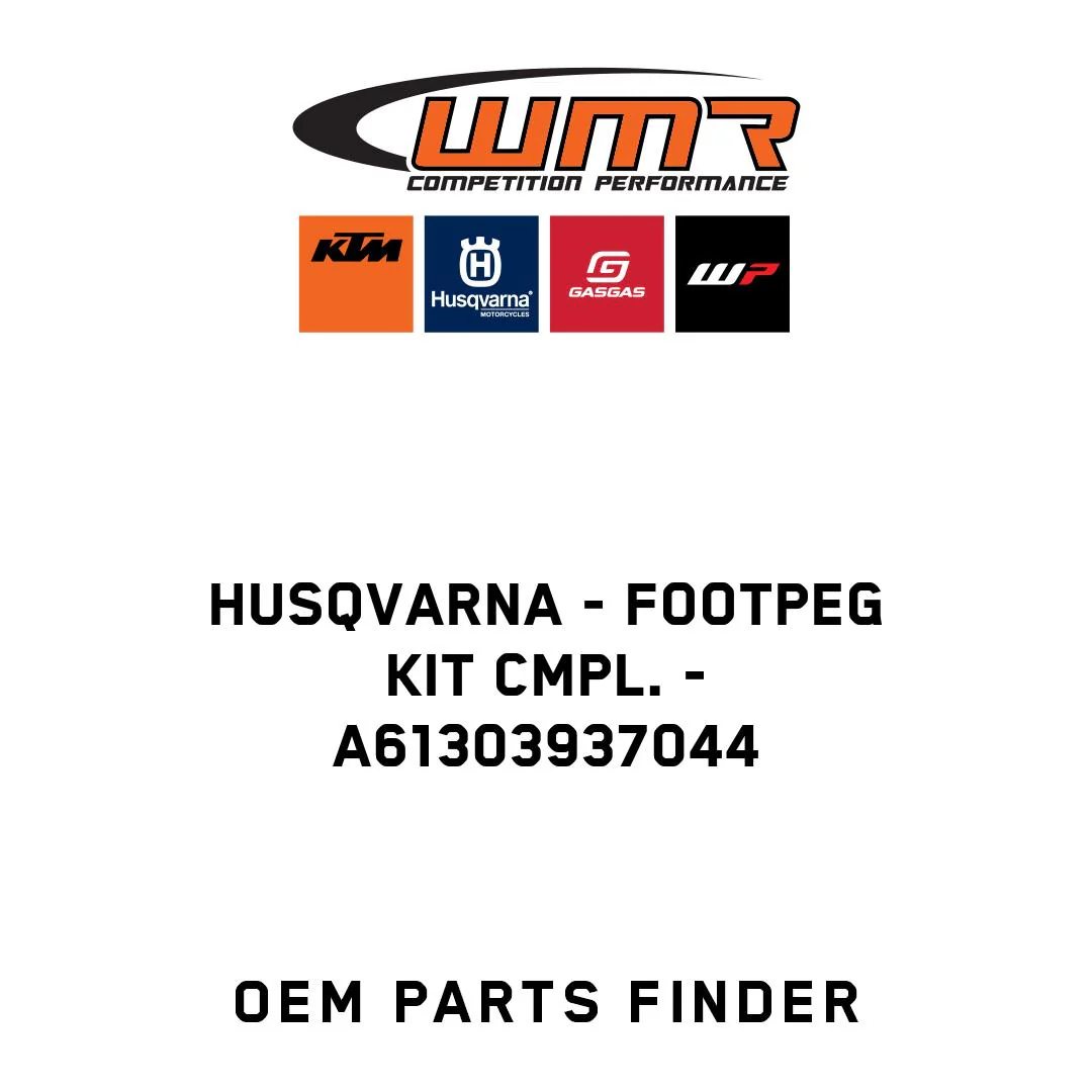 Husqvarna - Footpeg kit cmpl. - A61303937044