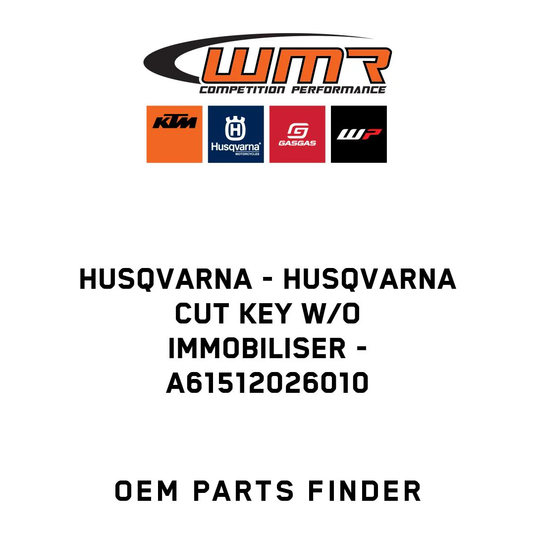 Husqvarna - Husqvarna CUT key W/O Immobiliser - A61512026010