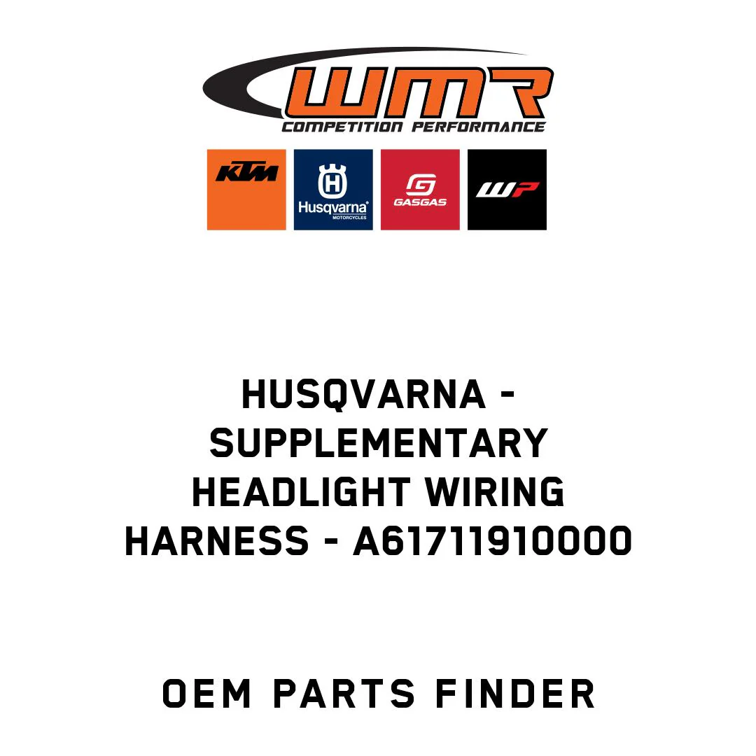 Husqvarna - Supplementary headlight wiring harness - A61711910000