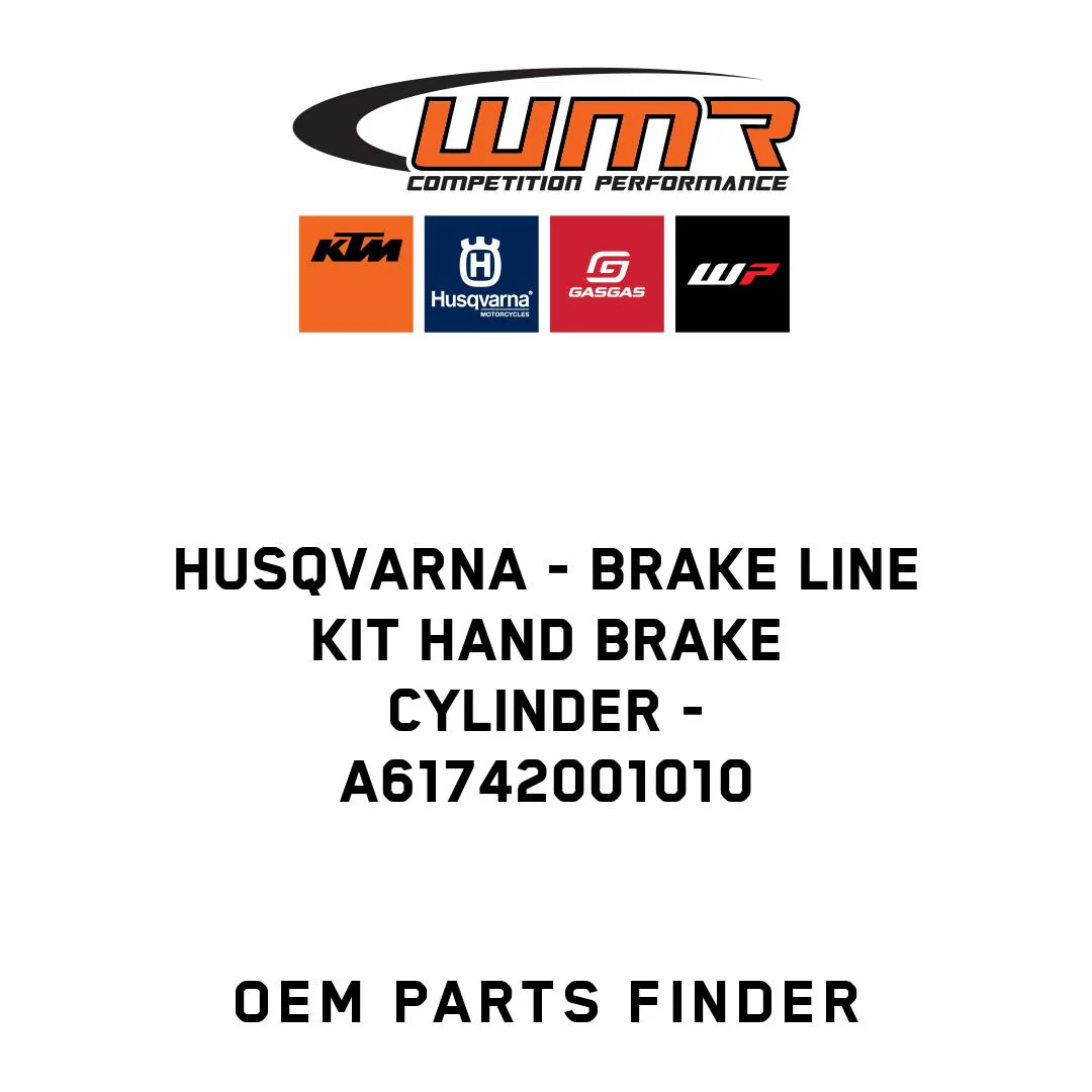 Husqvarna - Brake line kit hand brake cylinder - A61742001010