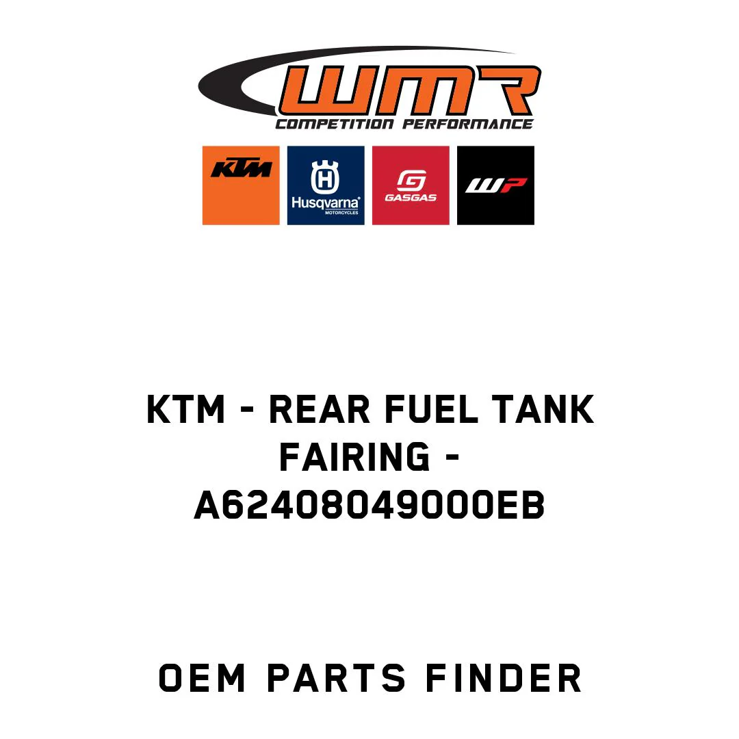 KTM - Rear fuel tank fairing - A62408049000EB