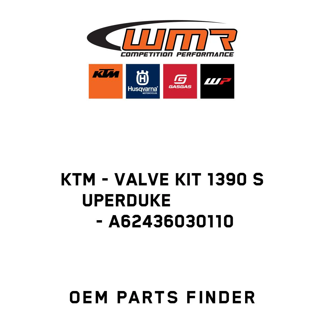 KTM - Valve kit 1390 Superduke                 - A62436030110