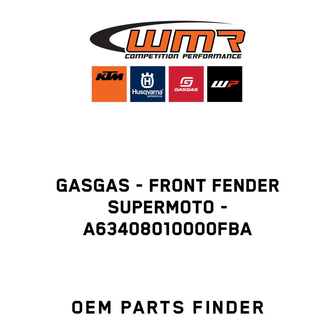 GASGAS - Front fender Supermoto - A63408010000FBA