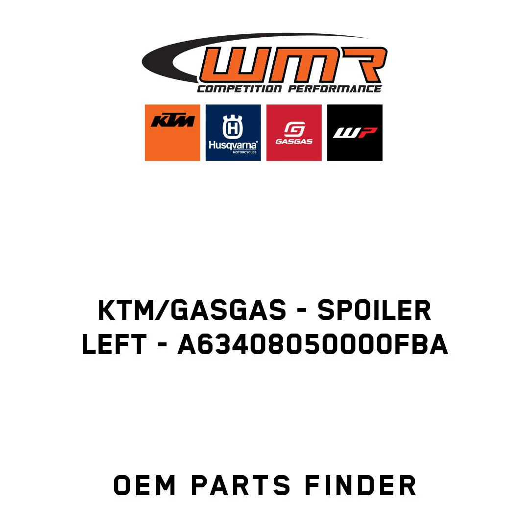 KTM/GASGAS - Spoiler left - A63408050000FBA