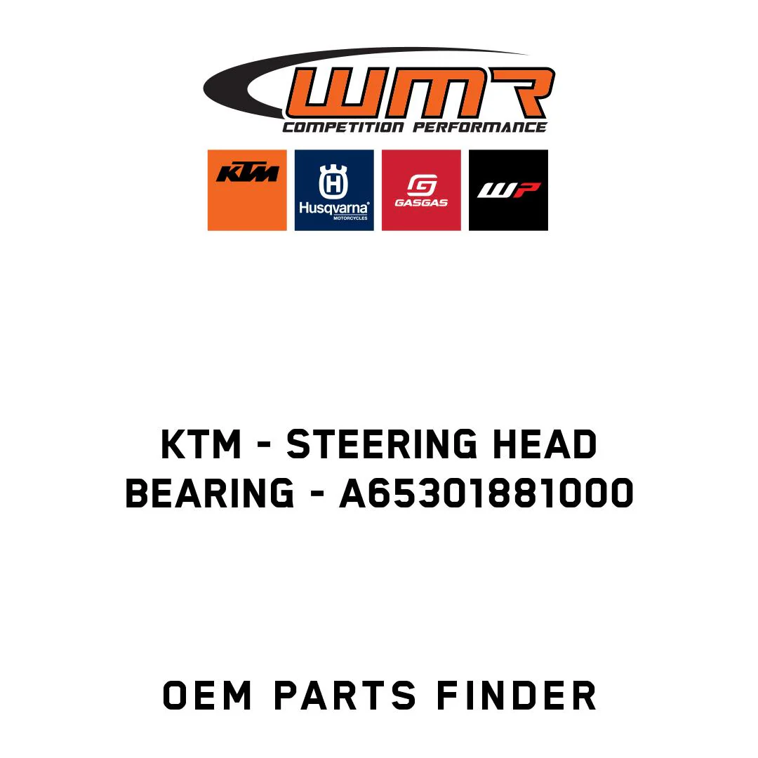 KTM - steering head bearing - A65301881000