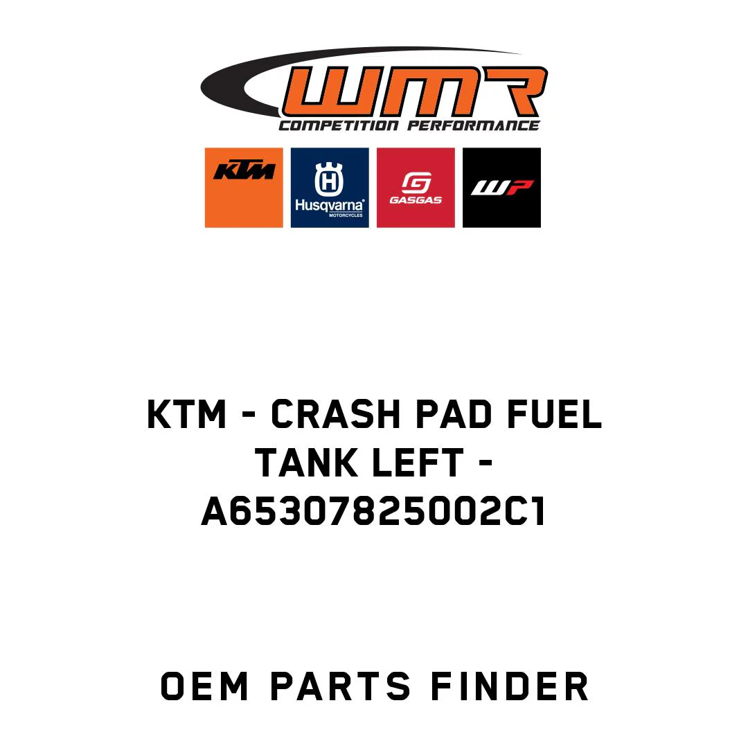 KTM - crash pad fuel tank left - A65307825002C1