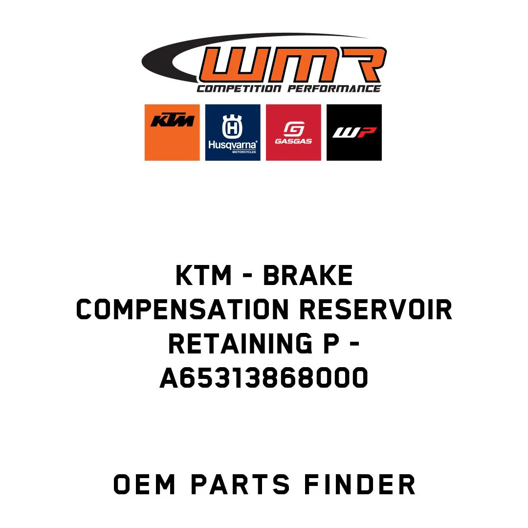 KTM - brake compensation reservoir retaining p - A65313868000