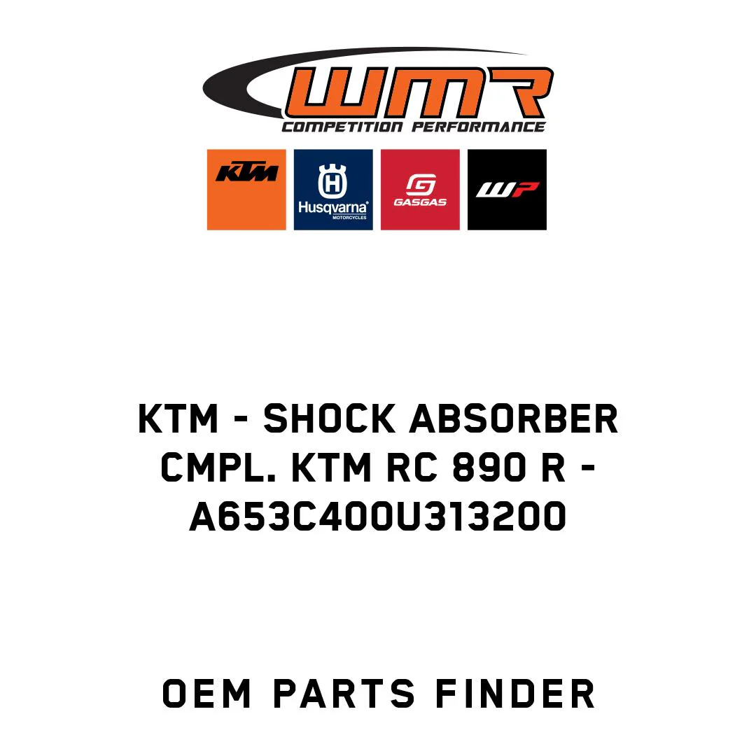 KTM - Shock absorber cmpl. KTM RC 890 R - A653C400U313200