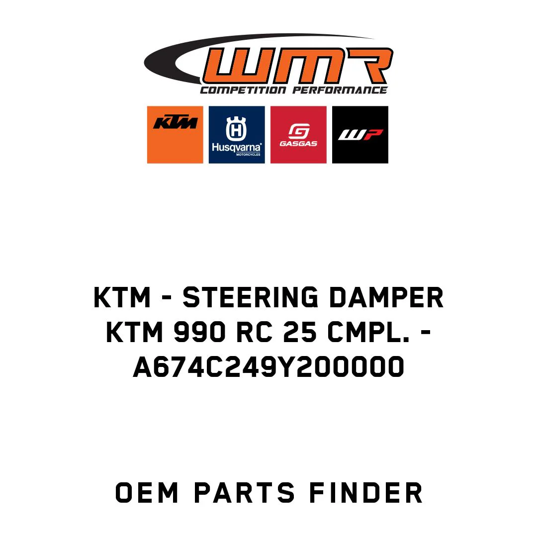 KTM - Steering damper KTM 990 RC 25 cmpl. - A674C249Y200000