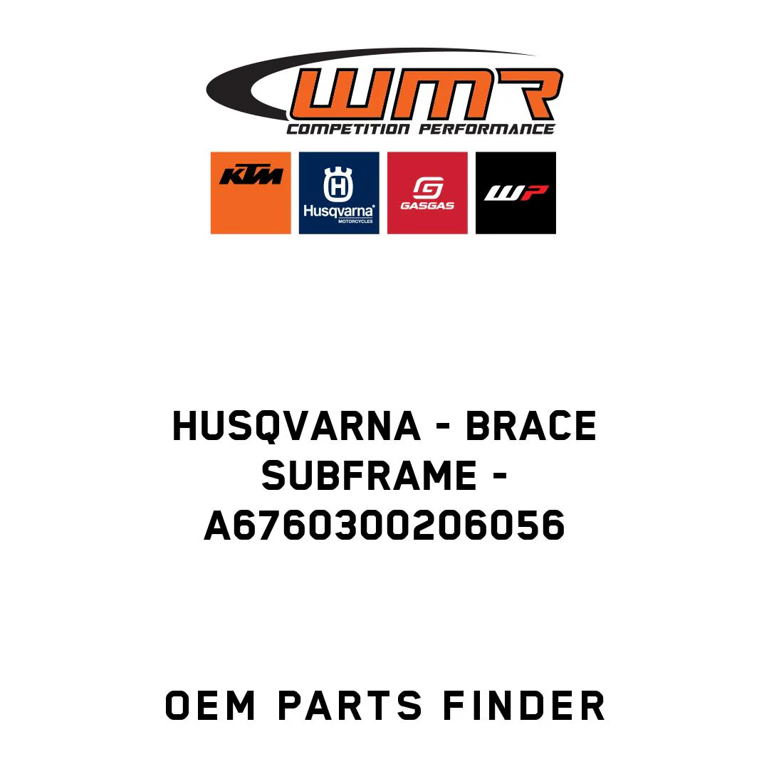 Husqvarna - Brace subframe - A6760300206056