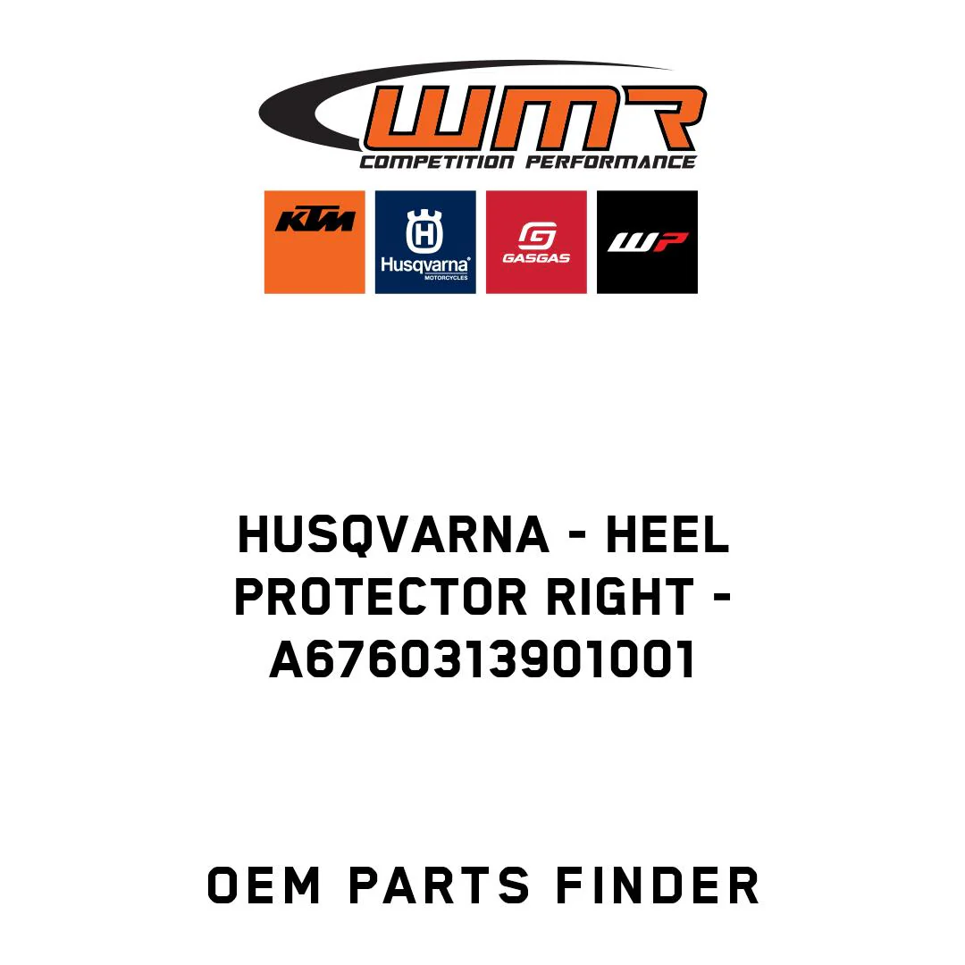 Husqvarna - Heel protector right - A6760313901001