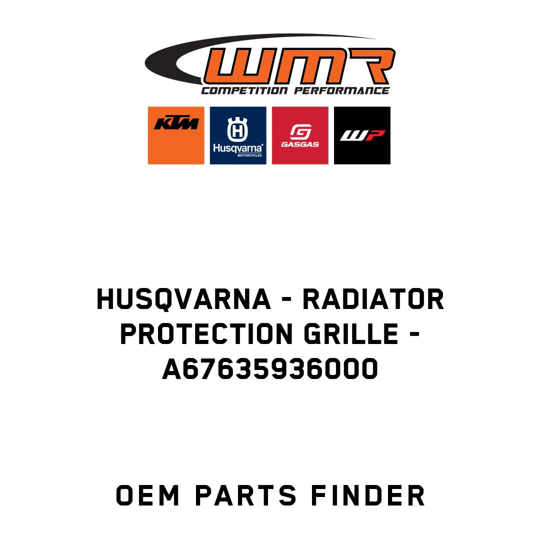 Husqvarna - Radiator protection grille - A67635936000