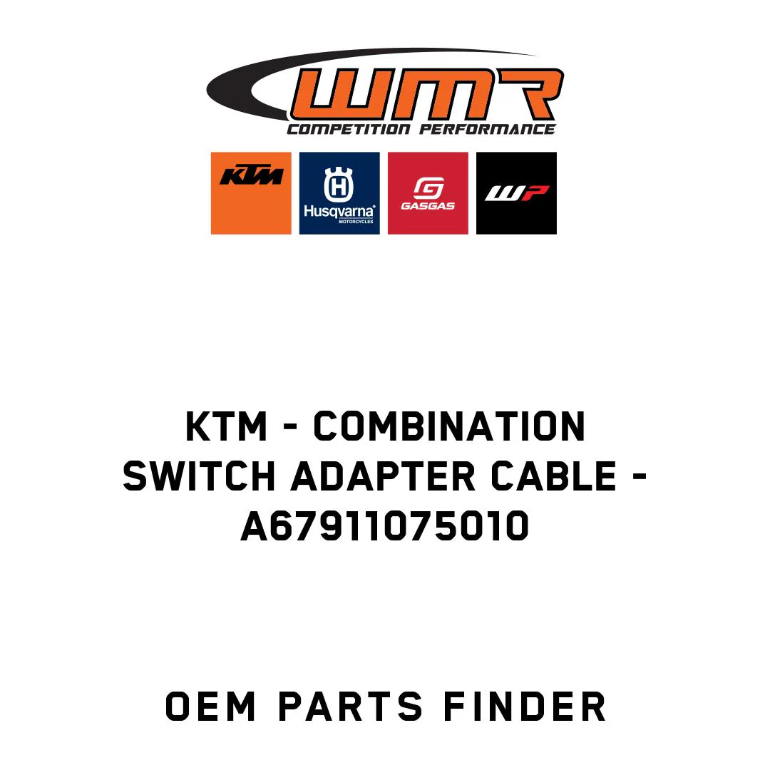 KTM - Combination switch adapter cable - A67911075010