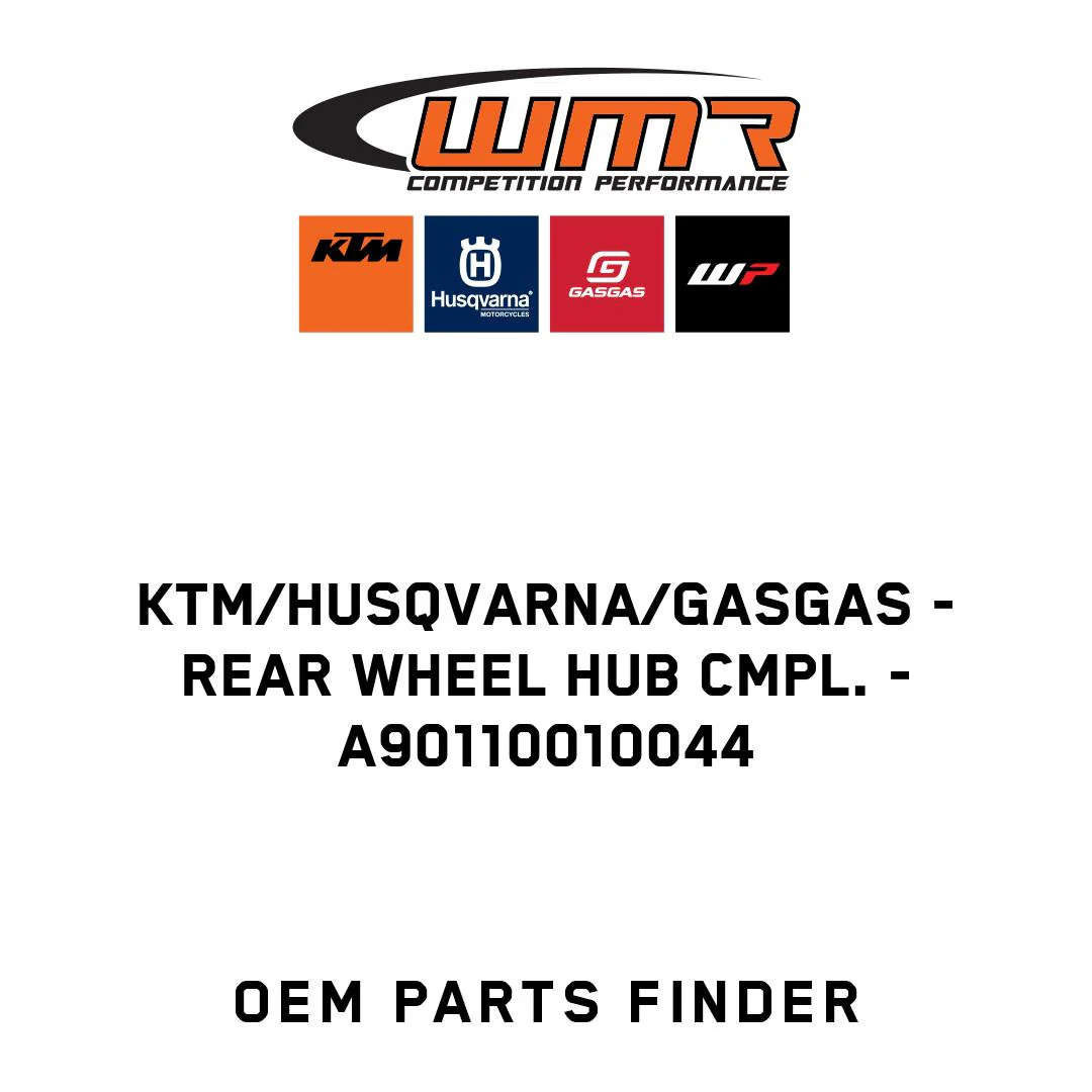KTM/Husqvarna/GASGAS - Rear wheel hub cmpl. - A90110010044