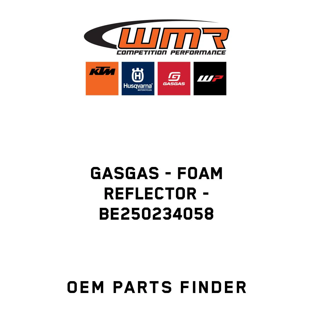 GASGAS - Foam reflector - BE250234058