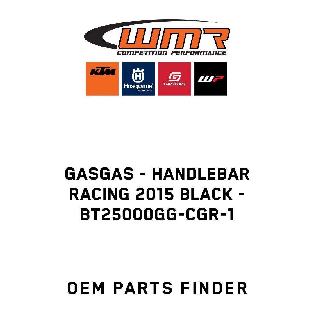 GASGAS - Handlebar racing 2015 black - BT25000GG-CGR-1