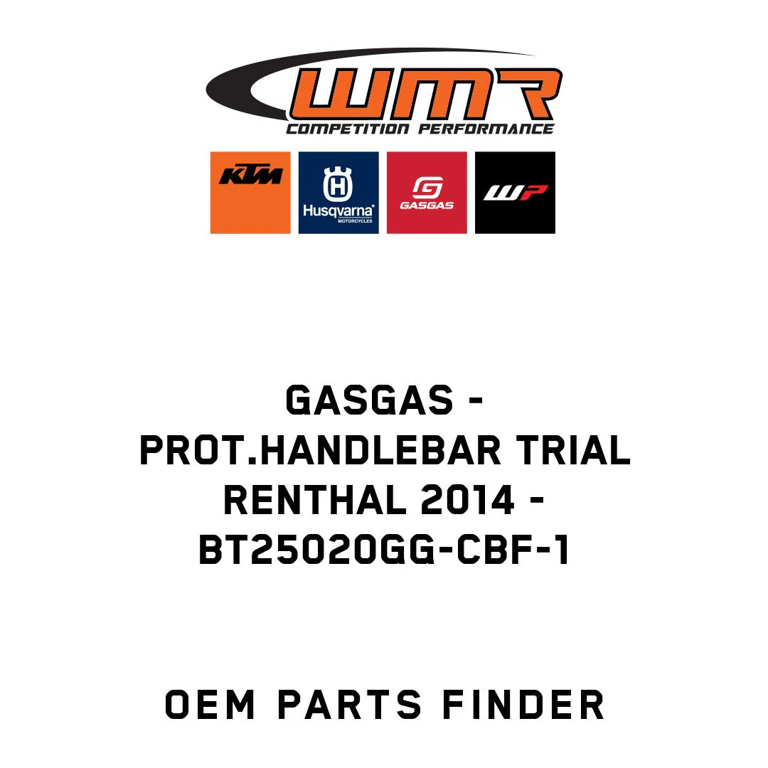 GASGAS - PROT.HANDLEBAR TRIAL RENTHAL 2014 - BT25020GG-CBF-1