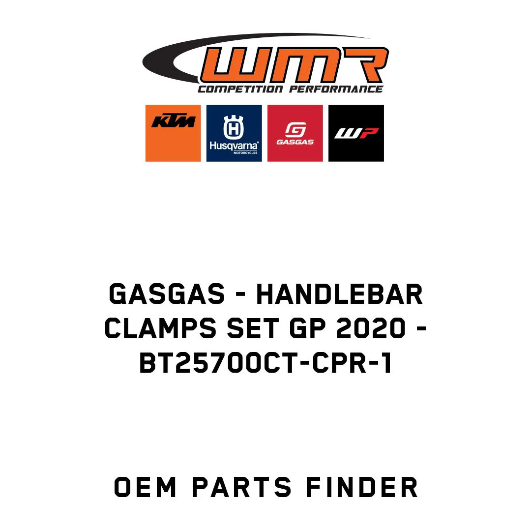GASGAS - HANDLEBAR CLAMPS SET GP 2020 - BT25700CT-CPR-1