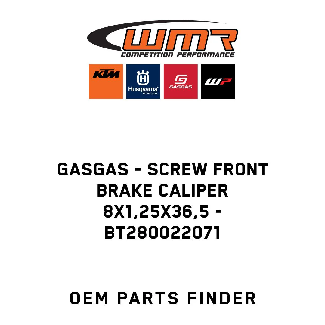GASGAS - Screw front brake caliper 8x1,25x36,5 - BT280022071