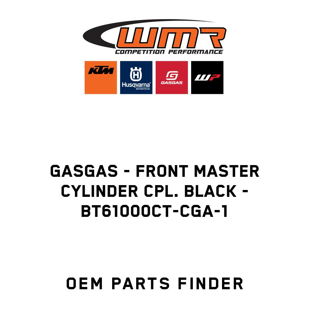 GASGAS - Front master cylinder cpl. Black - BT61000CT-CGA-1
