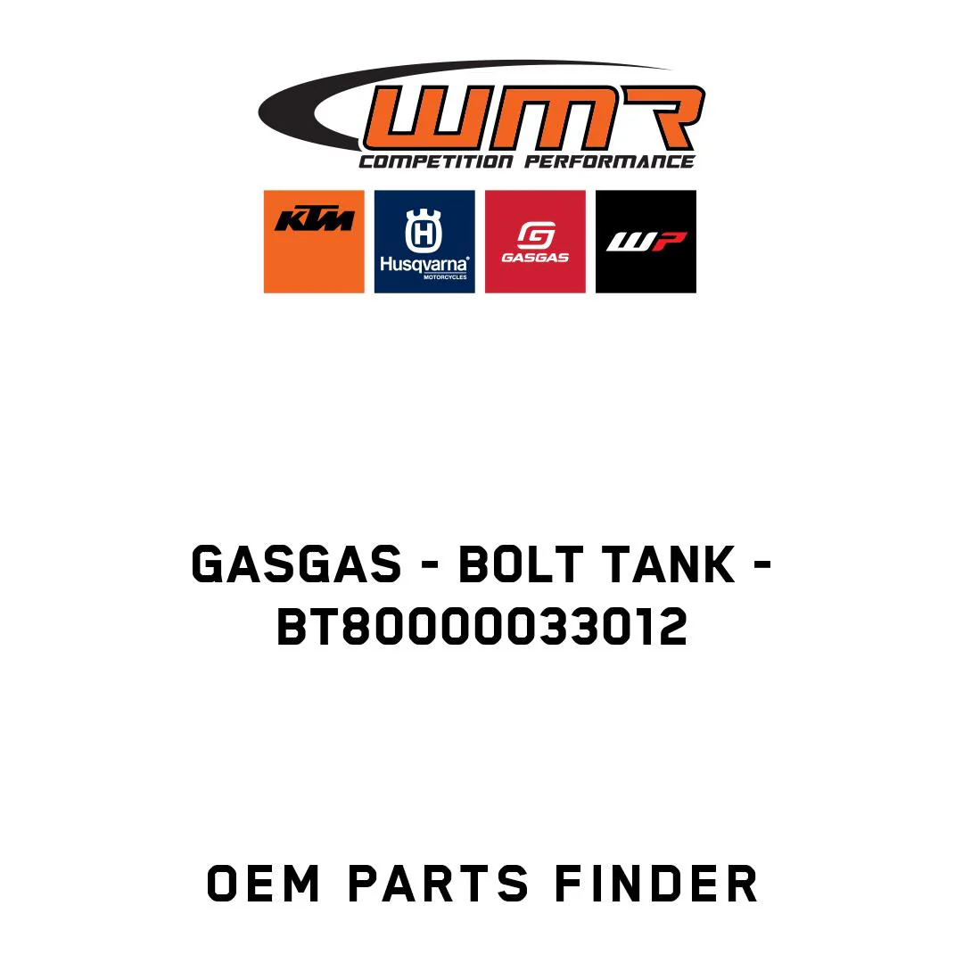 GASGAS - Bolt tank - BT80000033012