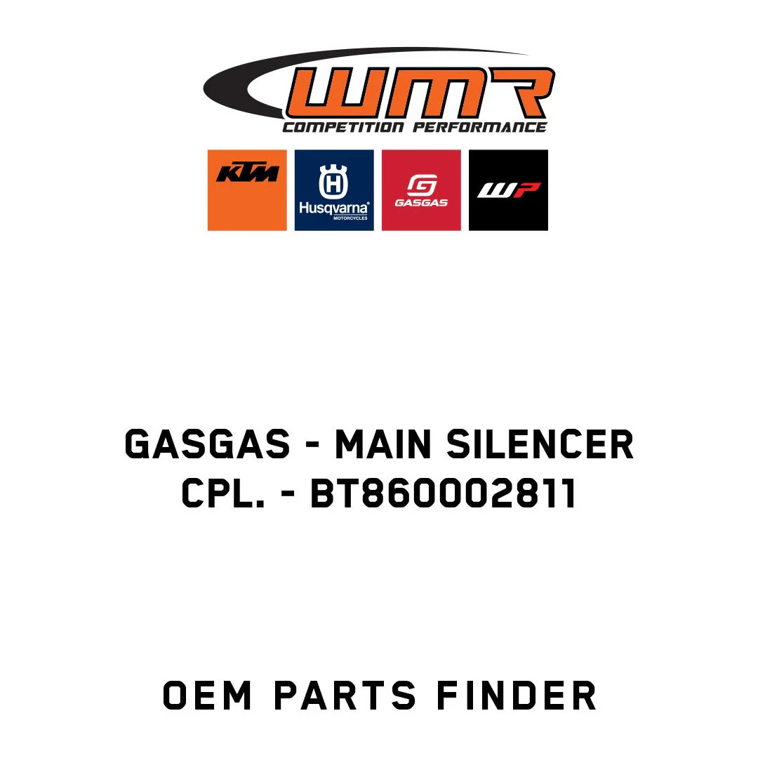 GASGAS - Main silencer cpl. - BT860002811