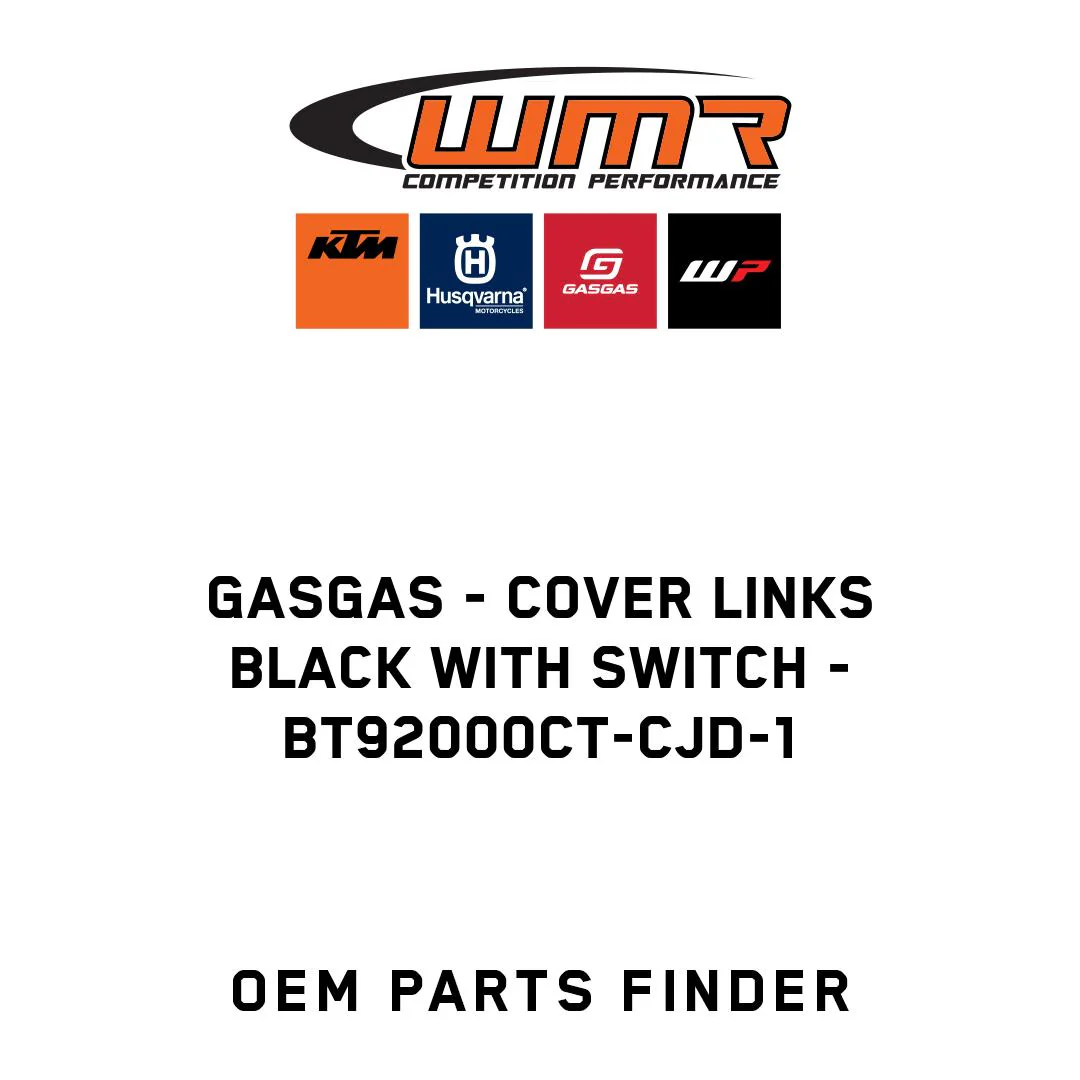 GASGAS - Cover links black with switch - BT92000CT-CJD-1