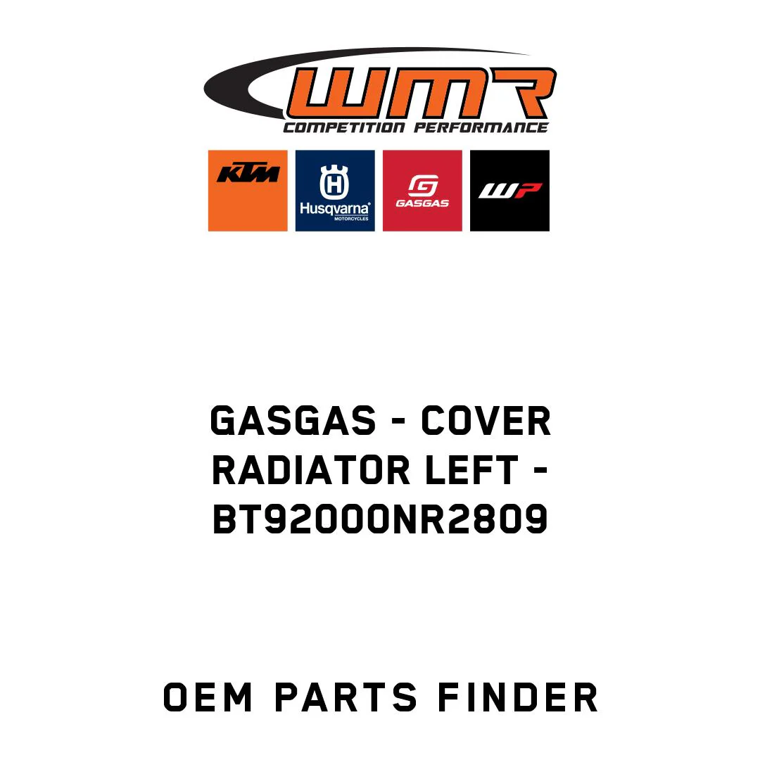 GASGAS - Cover radiator left - BT92000NR2809