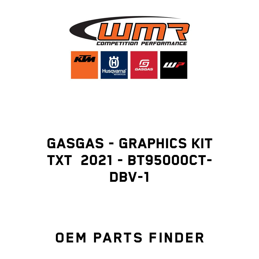 GASGAS - Graphics kit TXT  2021 - BT95000CT-DBV-1
