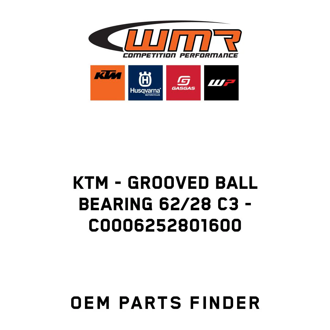 KTM - Grooved ball bearing 62/28 c3 - C0006252801600