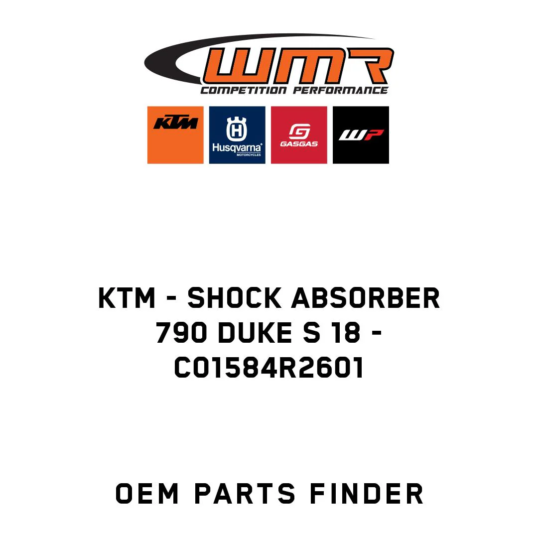 KTM - Shock absorber 790 DUKE S 18 - C01584R2601