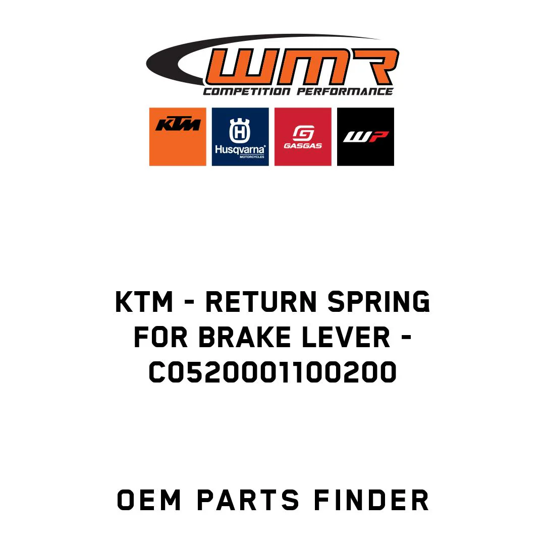 KTM - Return spring for brake lever - C0520001100200